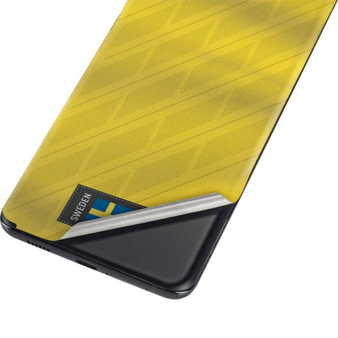 Sweden Soccer Flag Galaxy S21 Plus 5G Skin